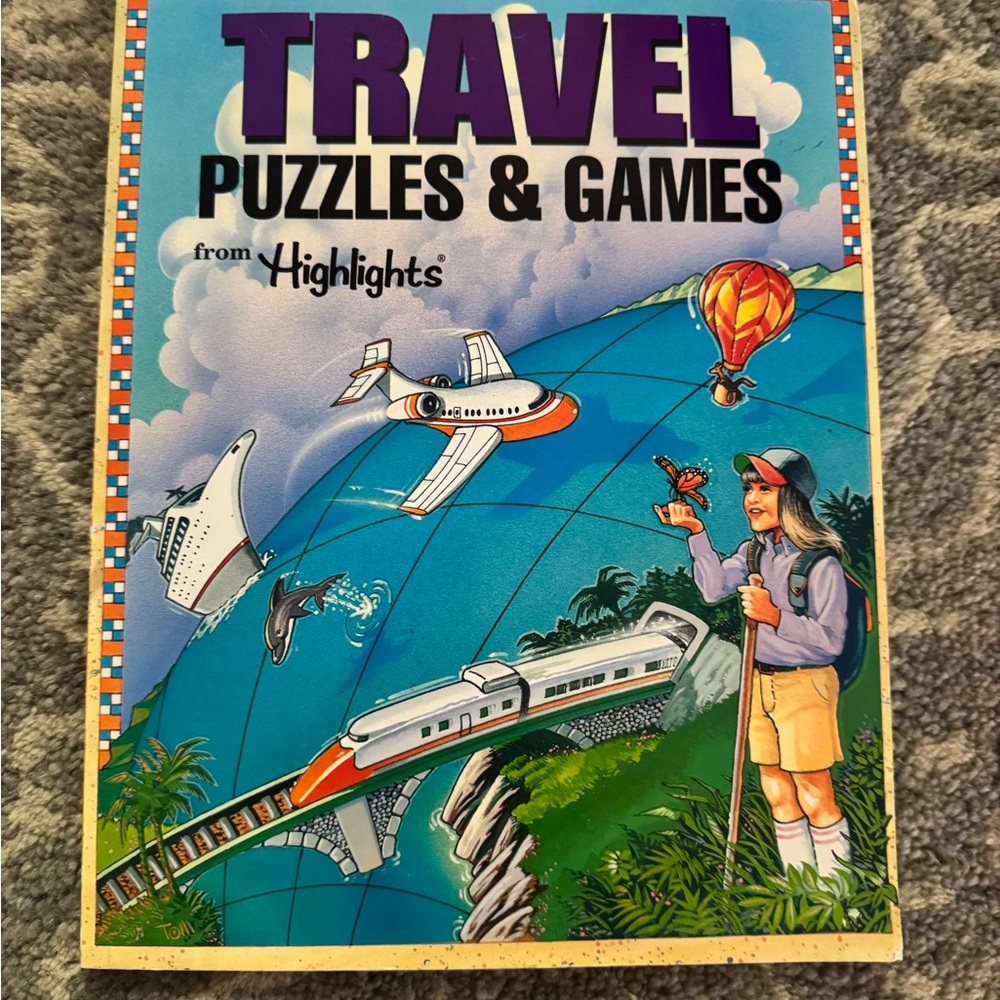 FREE!! Vintage Highlights Travel Puzzles & Games - Multicolor Edition